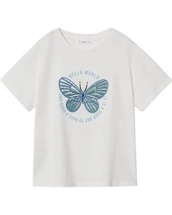 MANGO Kids Mariposa T-Shirt (Little Kids/Big Kids) | Shirts & Tops