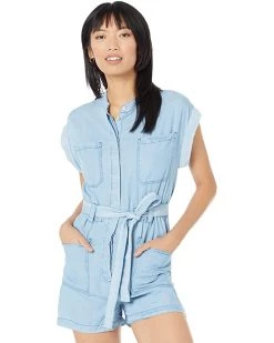 MANGO Denim Jumpsuit Shorts | Jumpsuits & Rompers