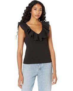 MANGO Ruffle T-Shirt | Shirts & Tops